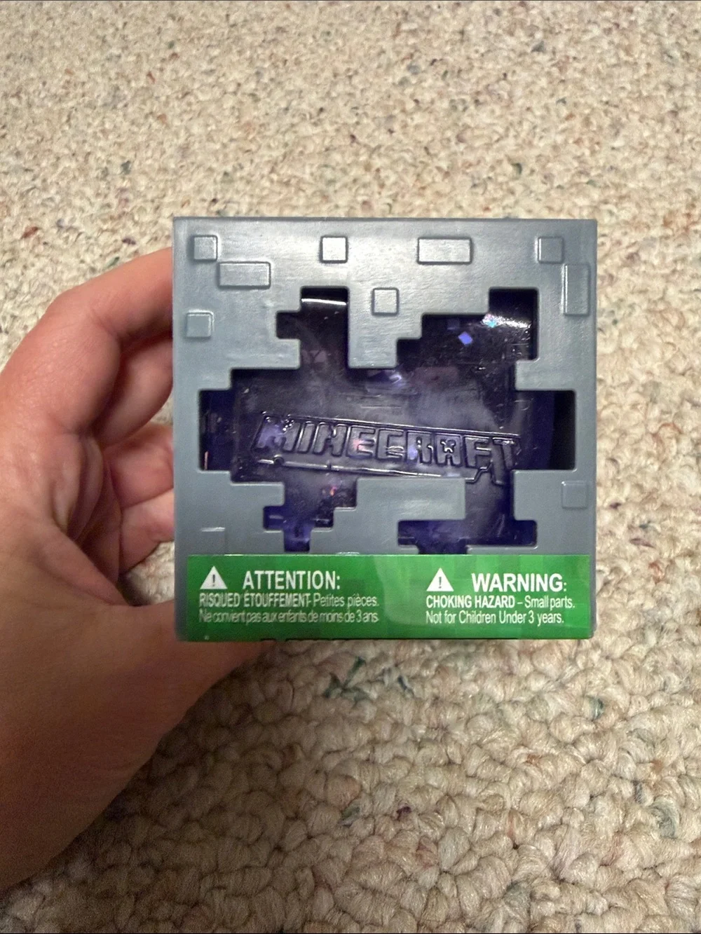 Minecraft Jellie Cube Purple Collectible Cube Toy - Mojang